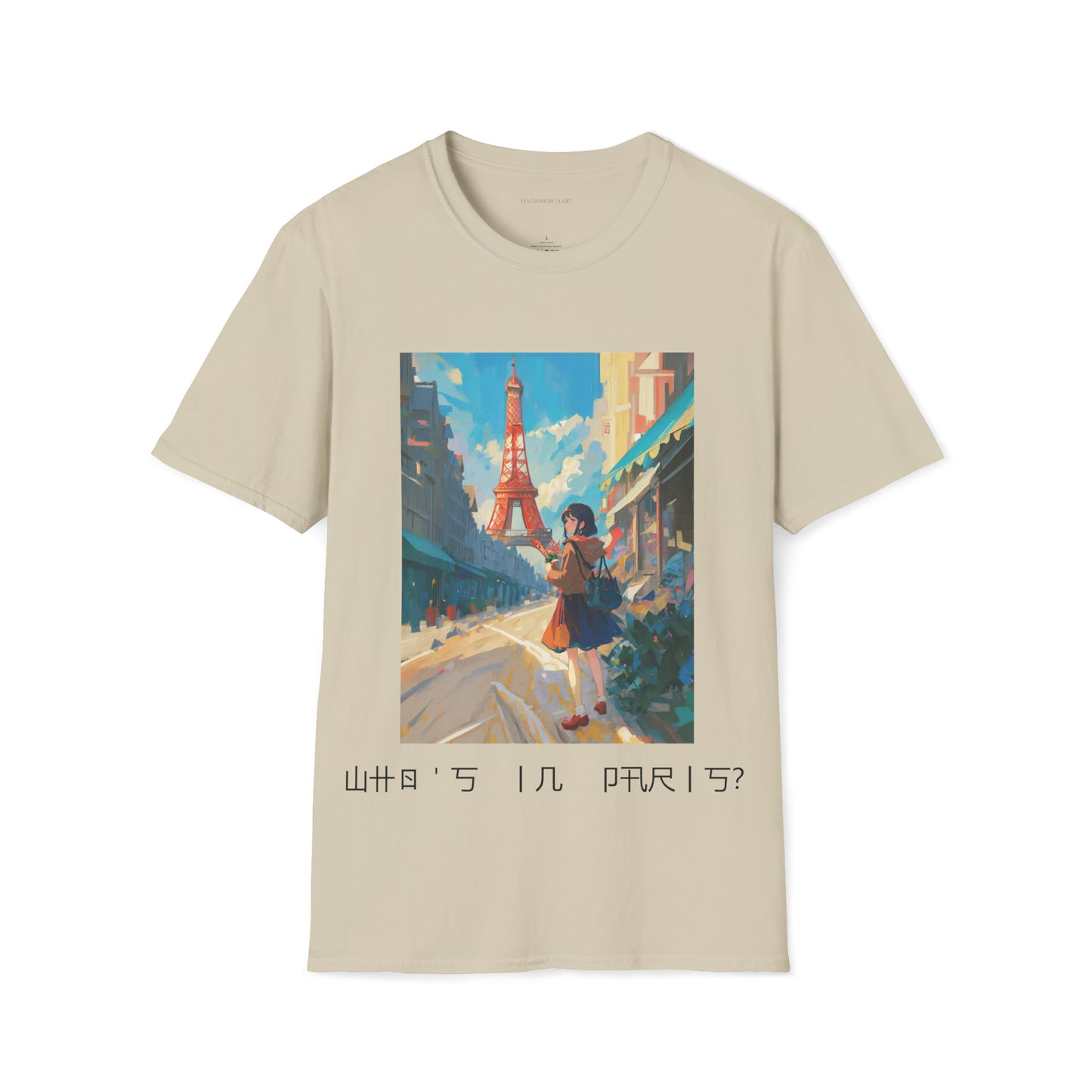 Who's in Paris [Design #1] - Unisex Softstyle T-Shirt